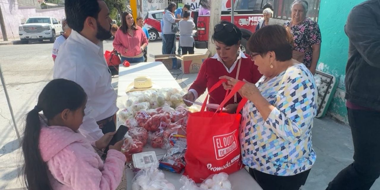 Casi 13 mil familias beneficiadas con el mercadito que impulsa el diputado local, Alberto Hurtado