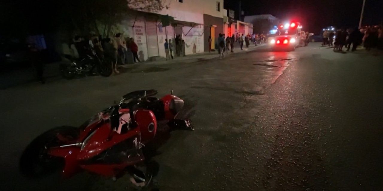 Motociclista termina herido tras caer de su unidad en la Saltillo 2000