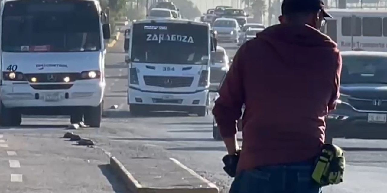 Obstruyen ciclovía en boulevard Fundadores