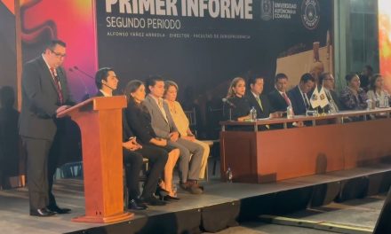 Rindió Alfonso Yáñez informe de labores como Director de la Facultad de Jurisprudencia