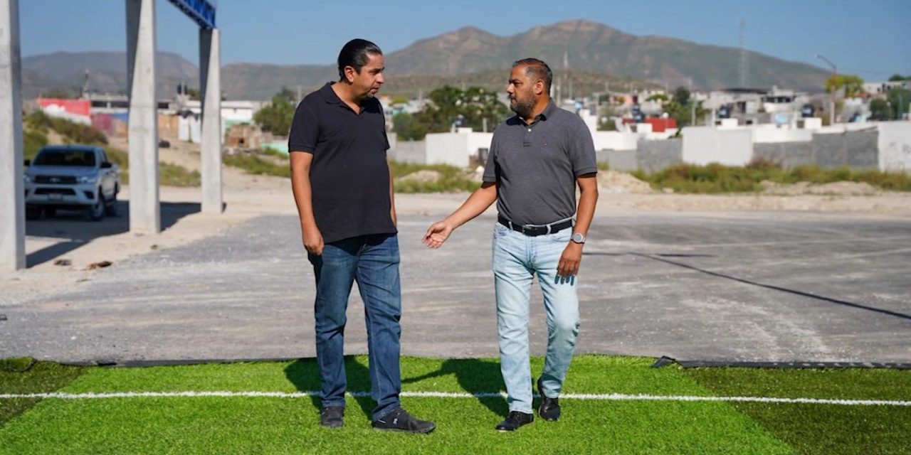 Supervisa Chema Morales avance de obra en Ramos Arizpe