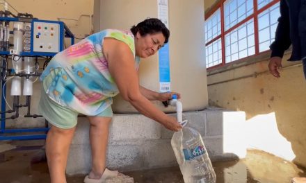 Inauguran purificadora de agua en ejido de Parras