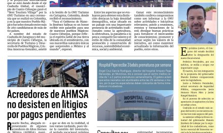 Portada RCG Centro [17 de noviembre de 2024] Coahuila sorprende al mundo: Manolo Jiménez; al alza obesidad en población infantil y más…