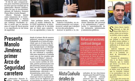 Portada RCG Centro [20 de noviembre de 2024] Designan a Federico Fernández como nuevo fiscal del estado; federación busca reactivar a AHMSA de forma parcial y más…