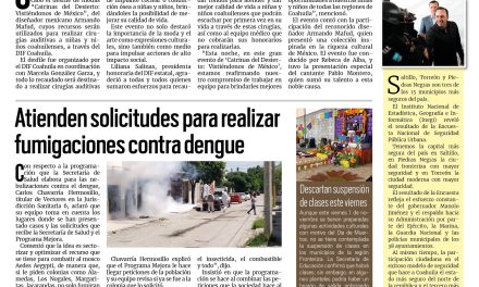 Portada RCG Fronteriza [1 de noviembre de 2024] Manolo Jiménez asiste al desfile ‘Catrinas del Desierto’; Acuña supervisa las finanzas municipales y más…