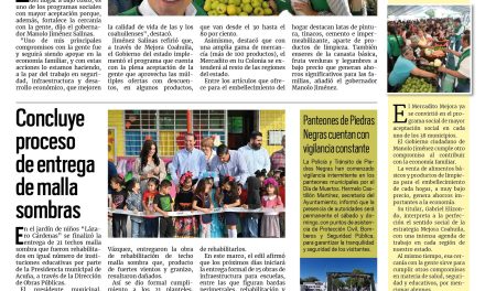 Portada RCG Fronteriza [2 de noviembre de 2024] ‘Beneficiamos la economía de las familias con el Mercadito Mejora’; alistan primer foro ‘Mujer Hacia la Equidad y Liderazgo’ y más…