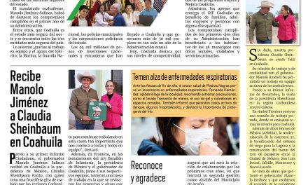 Portada RCG Fronteriza [30 de noviembre de 2024] Compromisos cumplidos; Llegan importantes acuerdos en la segunda sesión ordinaria de Cabildo y más…
