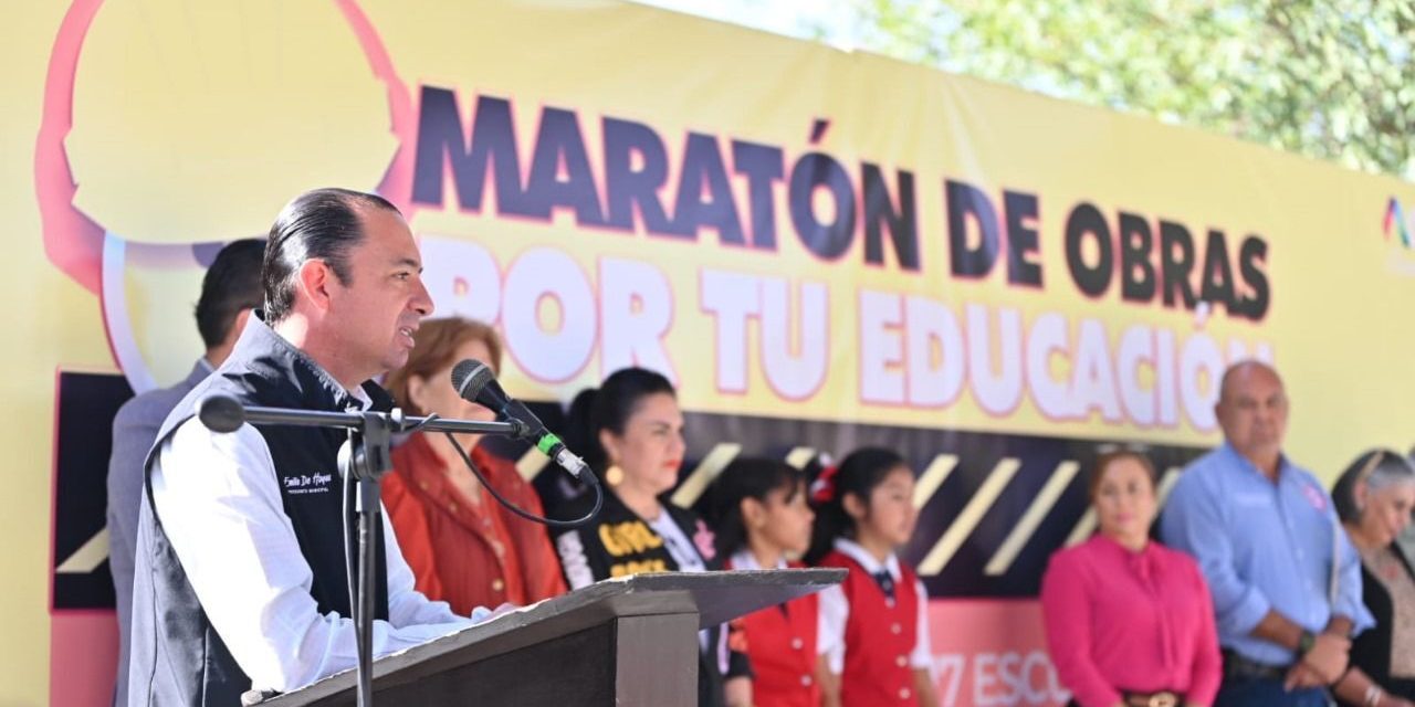 Maratón de Obras en Acuña beneficia a 17 escuelas