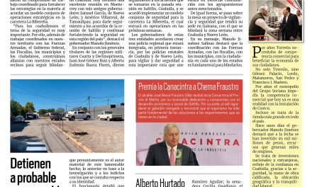 Portada RCG Media [15 de noviembre de 2024] Pactan Coahuila, Nuevo León y Tamaulipas blindar La Ribereña; Detienen a probable responsable de privar de la vida a Jimena y más…