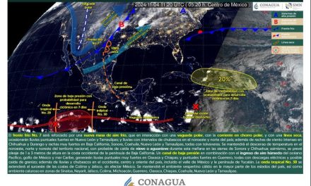 Nuevo frente frío ocasionará fuertes rachas de viento en el estado