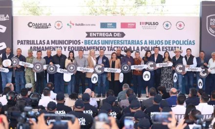 Manolo Jiménez fortalece seguridad con más patrullas, equipo y becas