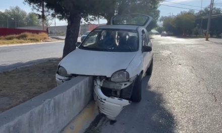 Adulto mayor sufrió un aparatoso accidente