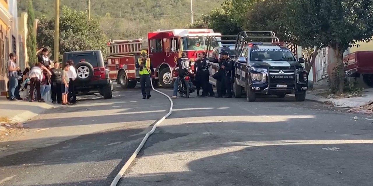 Se registra incendio en casa habitación en la colonia Teresitas