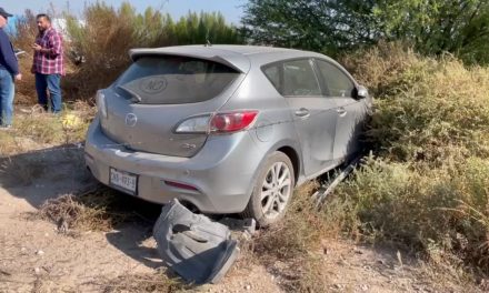 Saltillo: Joven se sale del camino pero una cerca de púas evitó una tragedia