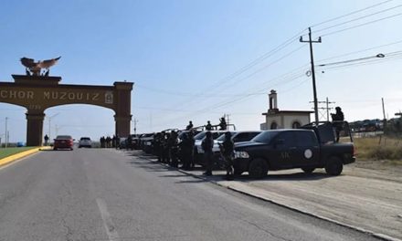 Apoyan Policías estatales seguridad en Múzquiz
