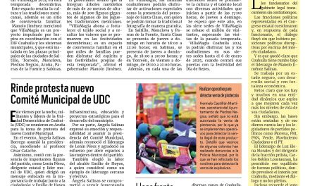 Portada RCG Fronteriza [8 de diciembre de 2024] VillaMagia es un éxito en todas las regiones de Coahuila; Crecen las demandas de pensión alimenticia en Acuña y más…
