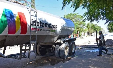En Matamoros no pagan el agua