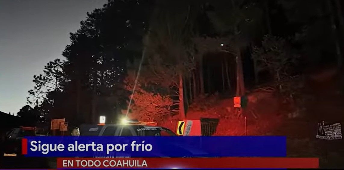 Arteaga se congela… alcalde descarta nevadas