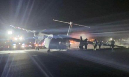 Avión de Air Canada sufre fallas al aterrizar y se incendia