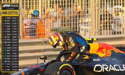 Checo Pérez cierra el año de forma trágica… abandona el GP de Abu Dhabi en la primera vuelta