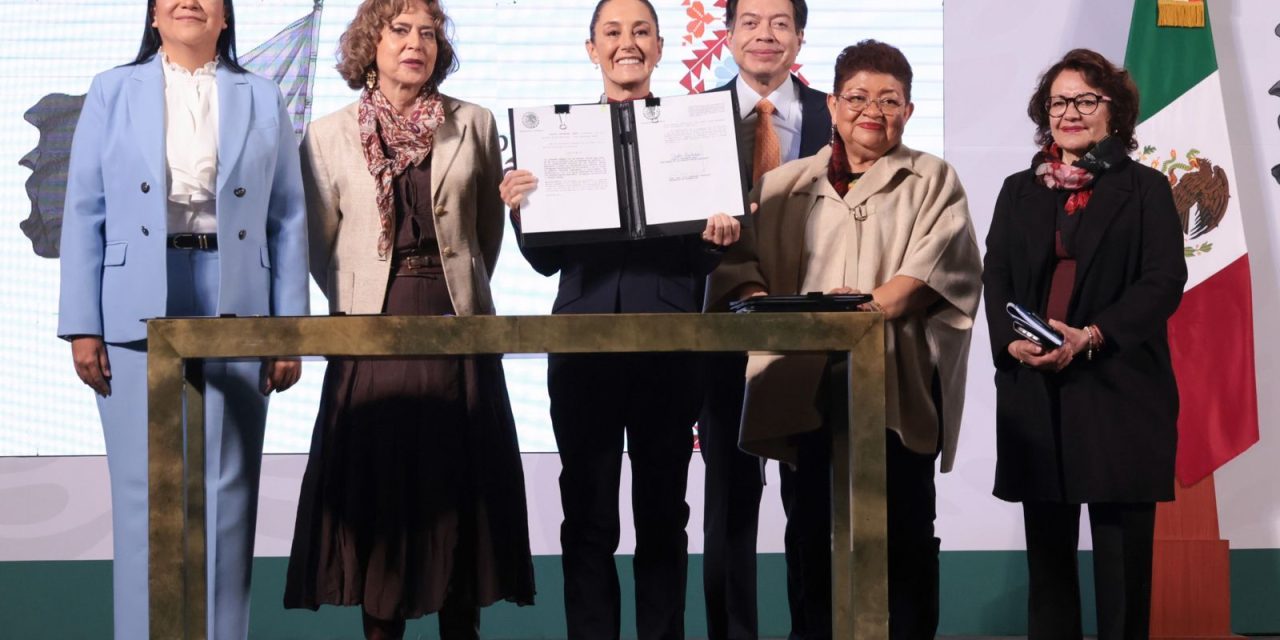 Gobierno de Claudia Sheinbaum fortalece la equidad de género con reformas legislativas