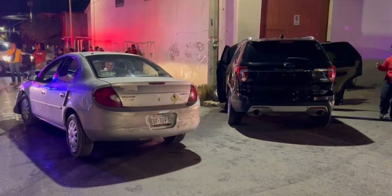 Mujer termina en el hospital tras un choque tras choque en Saltillo
