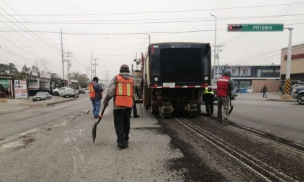 Avanzan obras viales en el libramiento Emilio Mendoza