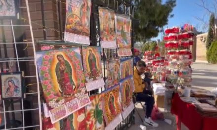 Todo listo para celebrar un año más de la fiesta de la Virgen de Guadalupe