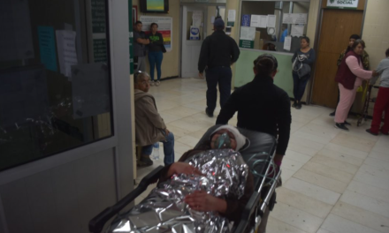 Cae portería en la cabeza de una menor en Frontera