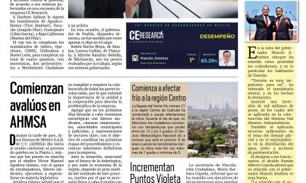 Portada RCG Centro [07 de enero de 2025] Manolo Jiménez el mejor gobernador evaluado de México; conviven policías de Monclova con ciudadanos por Día de Reyes y más…