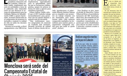 Portada RCG Centro [27 de enero de 2025] Fortalece DIF Coahuila servicios de apoyo social; Monclova será sede  del Campeonato Estatal de Charrería 2025 y más…
