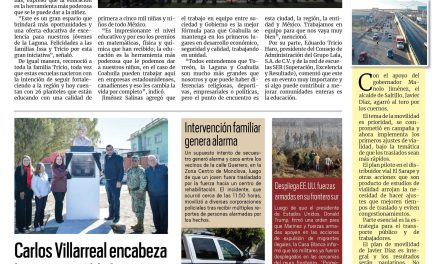 Portada RCG Centro [25 de enero de 2025] Trabaja sociedad y Gobierno por la educación en Coahuila; trabajadores de AHMSA buscan solución a la deuda de viviendas y más…