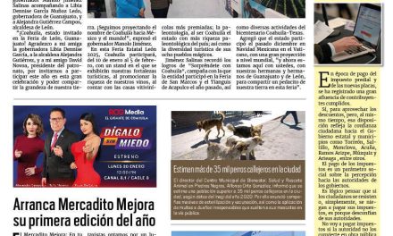 Portada RCG Fronteriza [11 de enero de 2025] Seguimos proyectando el nombre de Coahuila hacia México y el mundo; Invitan a extremar precauciones ante el frío y más…
