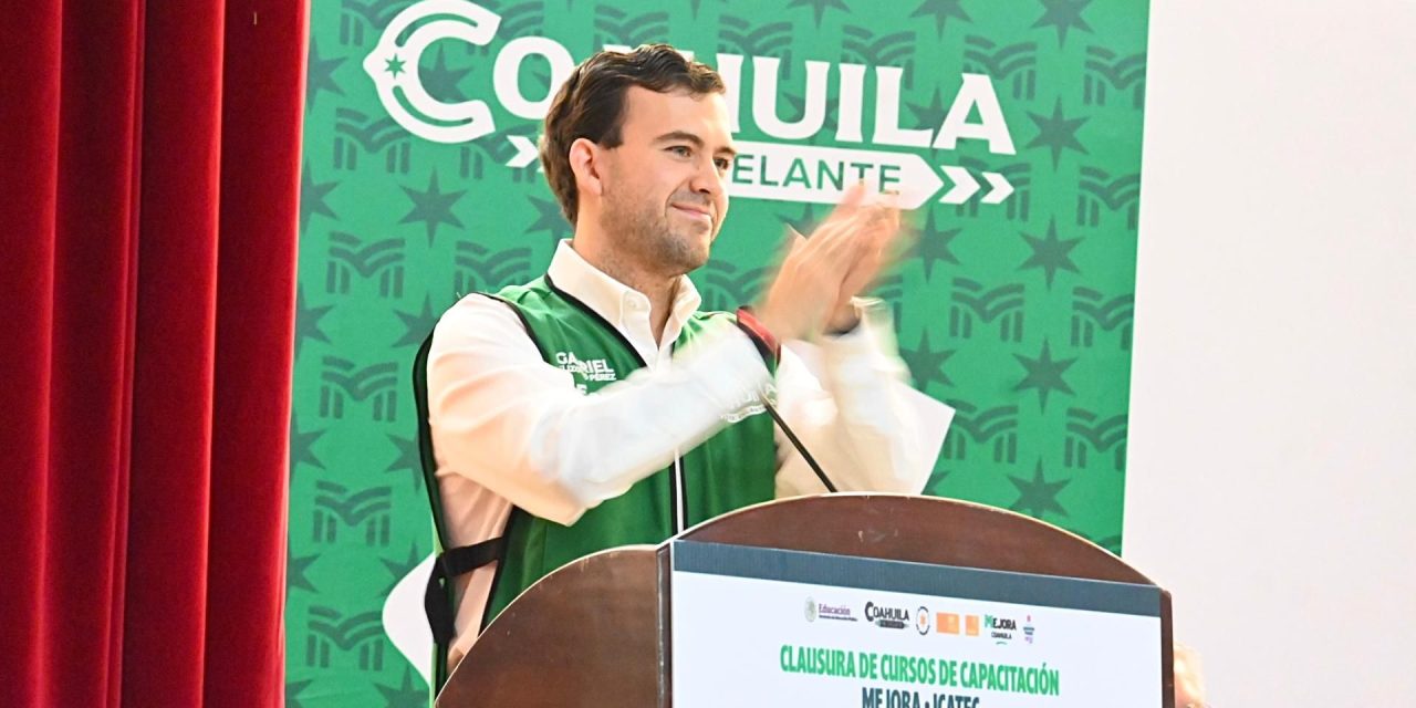 Entrega Icatec y Mejora Coahuila certificados de capacitación