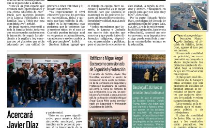Portada RCG Media [25 de enero de 2025] Trabaja sociedad y Gobierno por la educación en Coahuila; intensifica Ramos Arizpe labores de limpieza en vialidades y más…