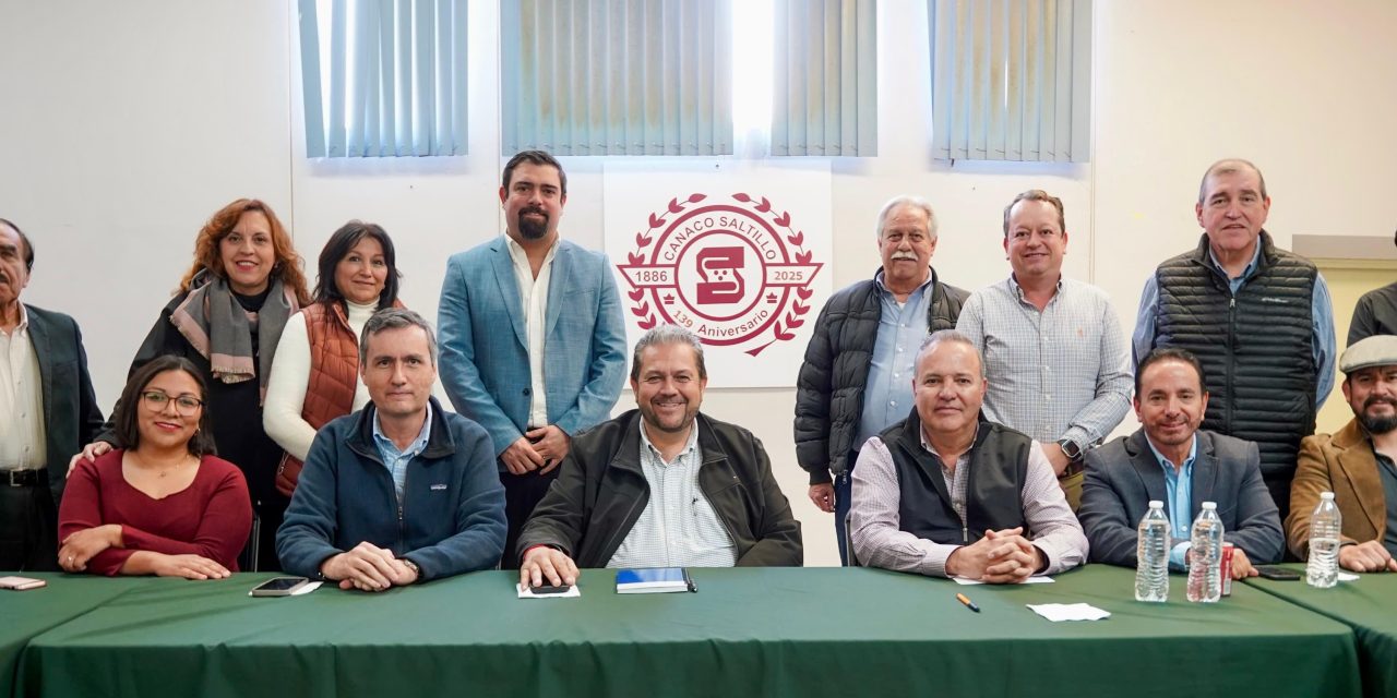 Fortalecen relaciones el Ayuntamiento de Ramos Arizpe y la Canaco