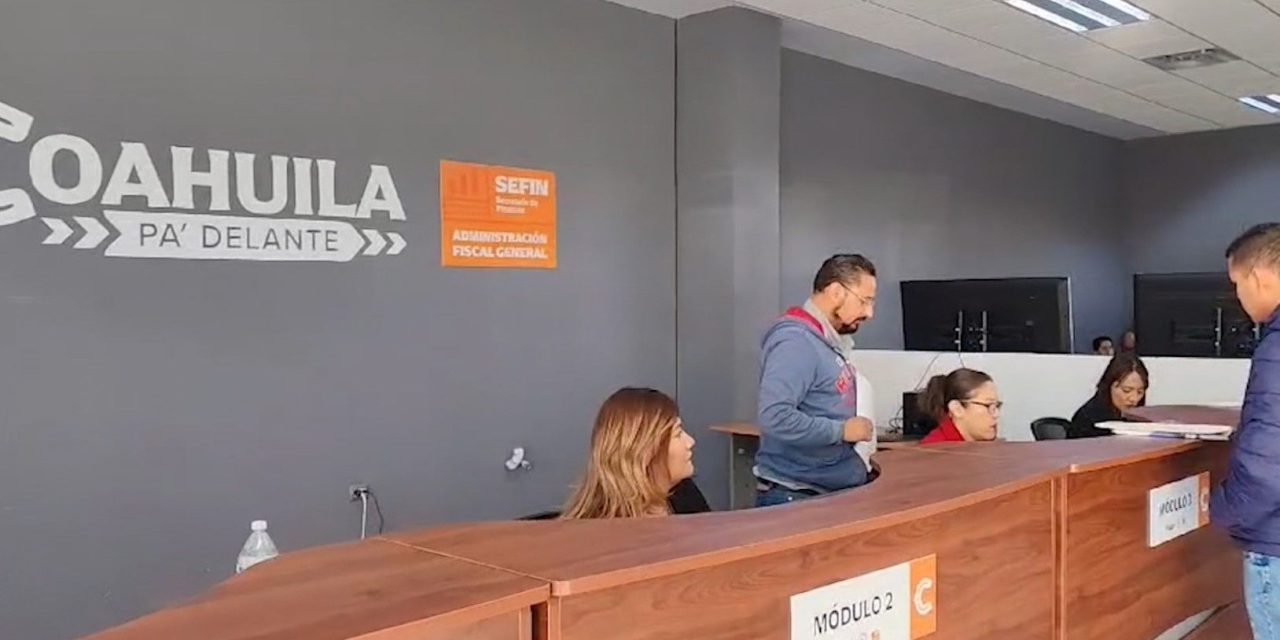 Abren Mega Módulo de Recaudación de Rentas en el Centro de Convenciones Torreón