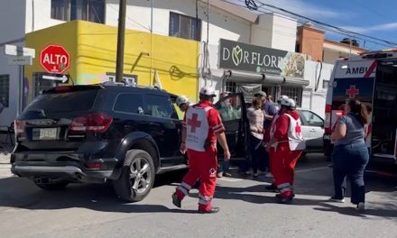 Accidente por imprudencia de automovilista en Saltillo