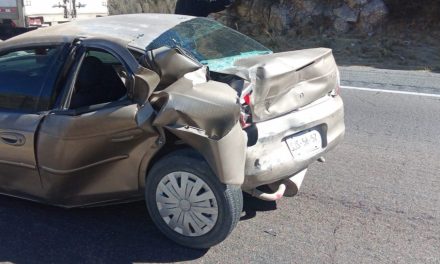 Ocurrió un choque por alcance en la 57