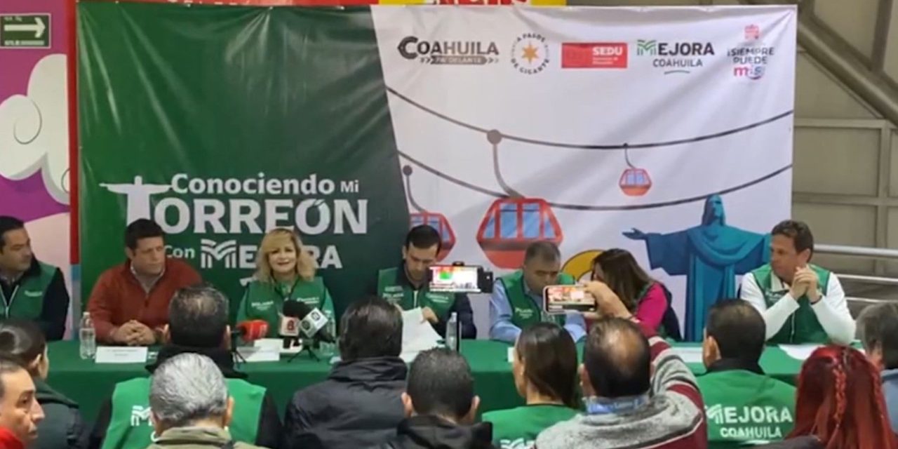 Firman convenio ‘Conociendo mi Torreón con Mejora’