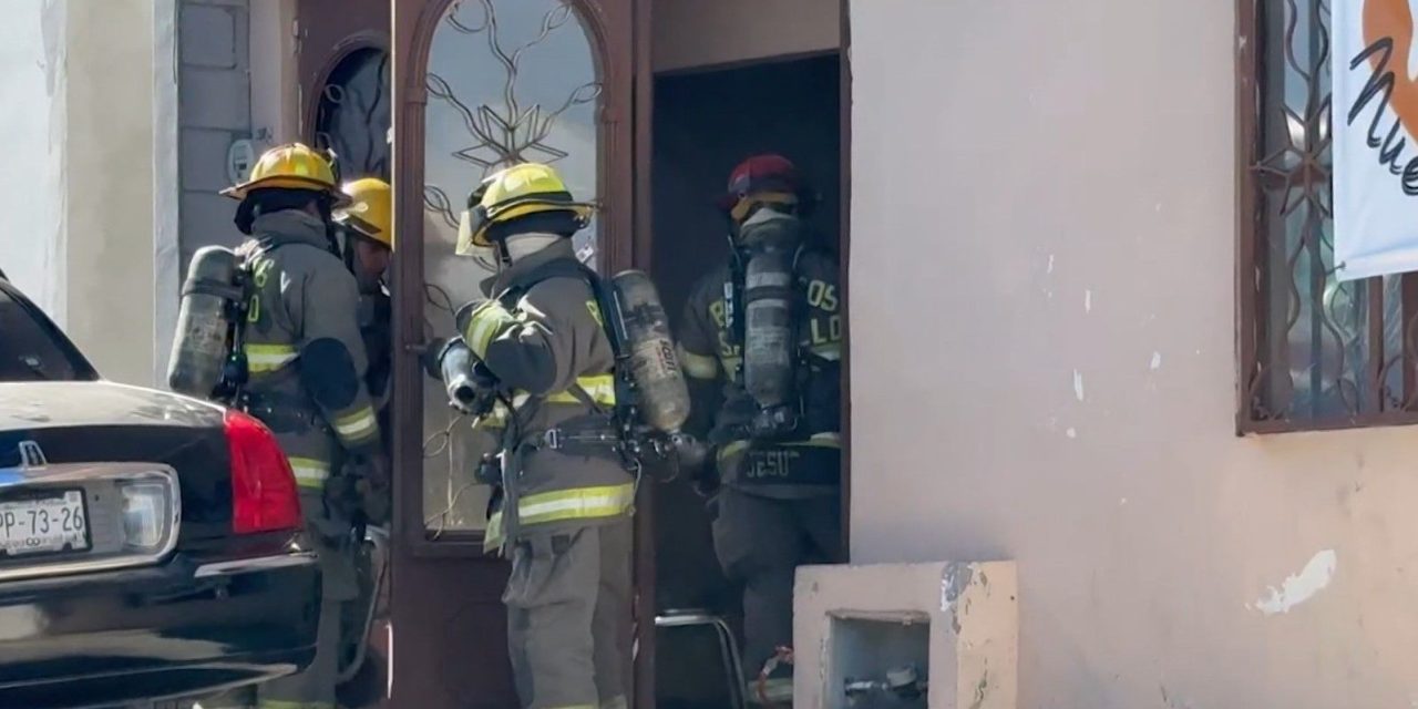 Se registra incendio en anexo de la colonia Nogales II