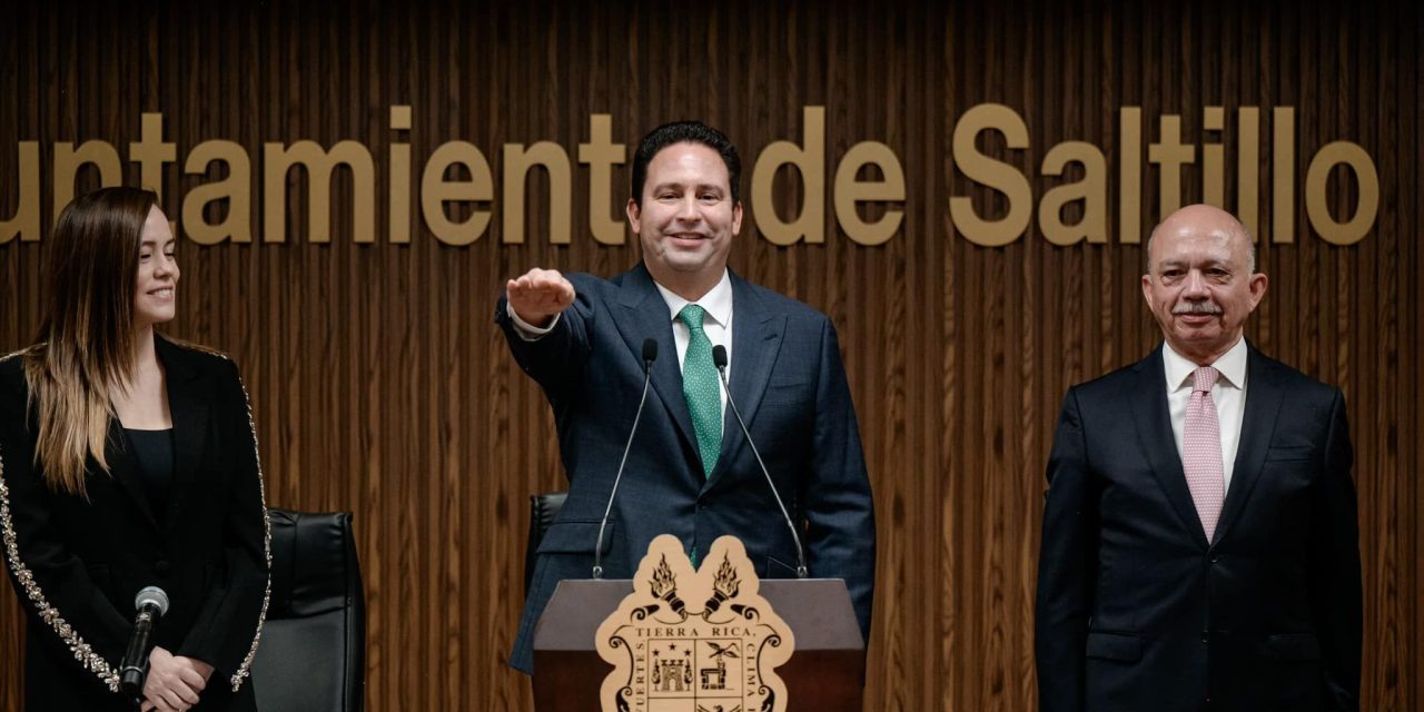 Javier Díaz toma protesta como el nuevo alcalde de Saltillo