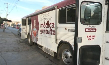 Llegó el camión de la salud a colonia Lamadrid