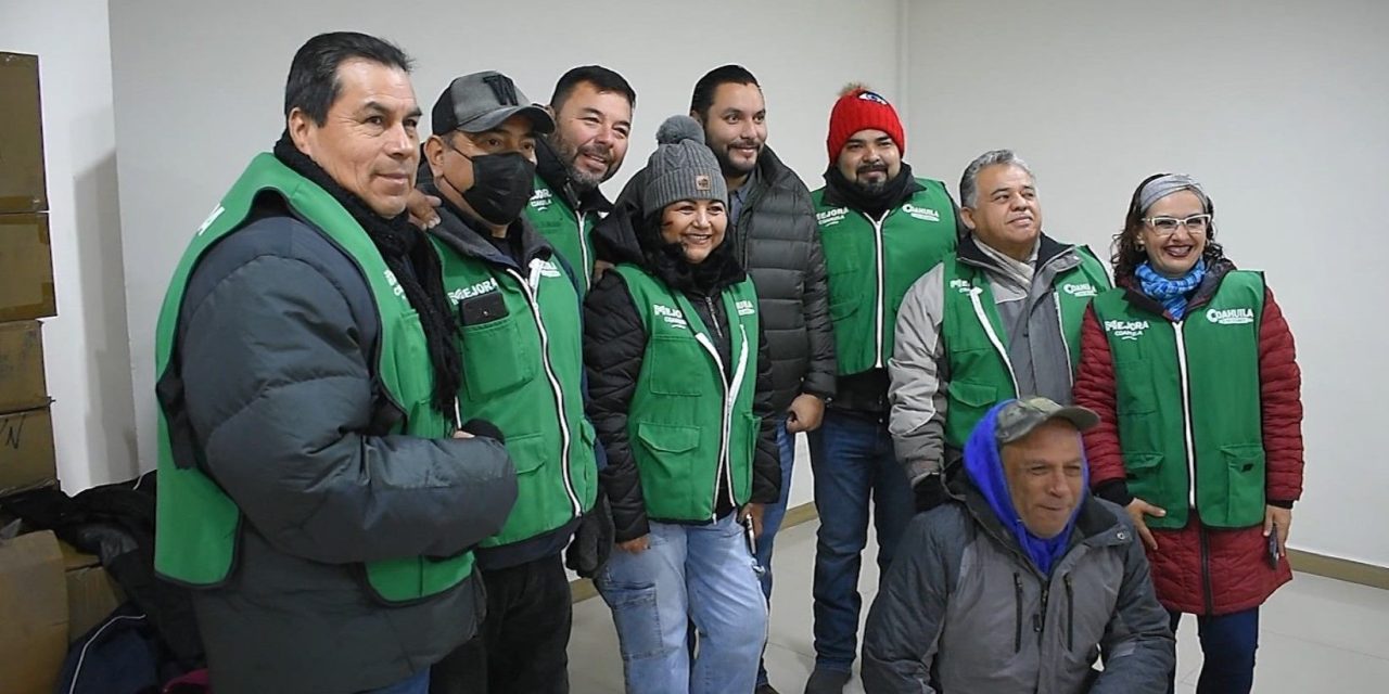 Intensifican operativo invierno en Monclova