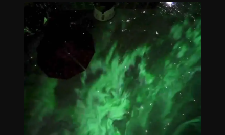 NASA comparte impresionante video de la aurora boreal desde la EEI