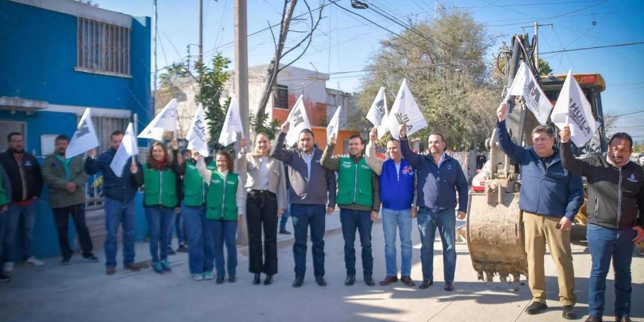 Arranca Carlos Villarreal obras de drenaje con inversión de 2.3 mdp