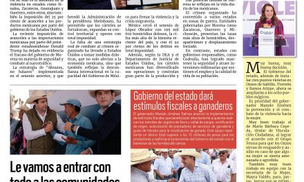 Portada RCG Media [2 de febrero de 2025] Aranceles evidencian fracaso de Morena en el gobierno; Acuerda Municipio de Ramos Arizpe mejoras para Paredón y más…