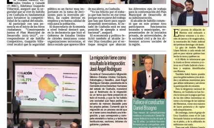 Portada RCG Media [21 de febrero de 2025] Destacan índices de seguridad en Saltillo y Coahuila; abre Coahuila sus puertas a empresarios portugueses y más…