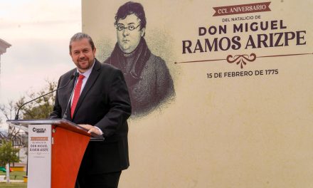 Refrendan compromiso con el legado de Miguel Ramos Arizpe