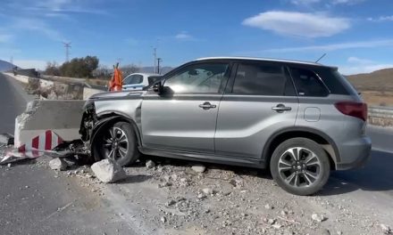Accidente en la carretera a Zacatecas deja solamente daños materiales